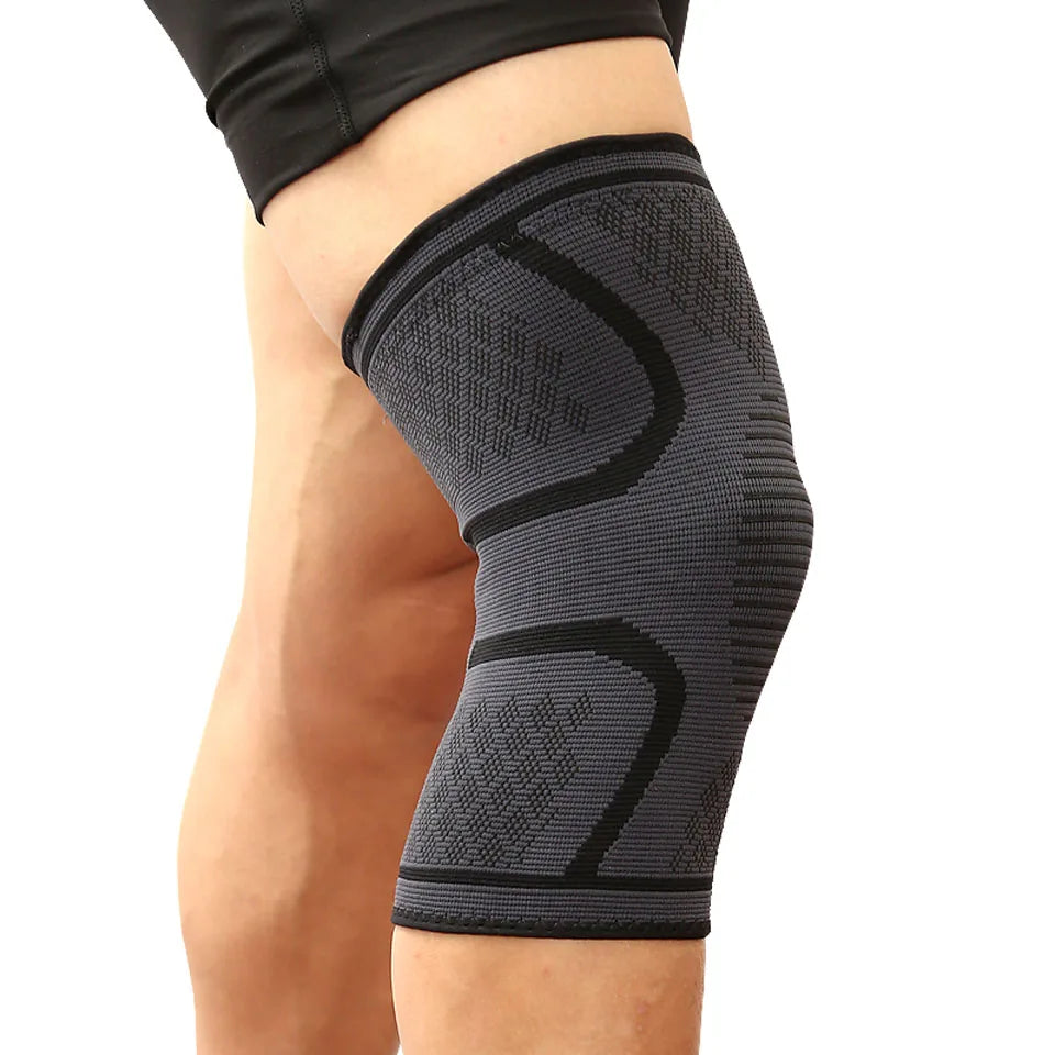 Fitness Knee Support Brace - Elastic Nylon Compression Sleeve for Running, Cycling, Basketball, and Volleyball